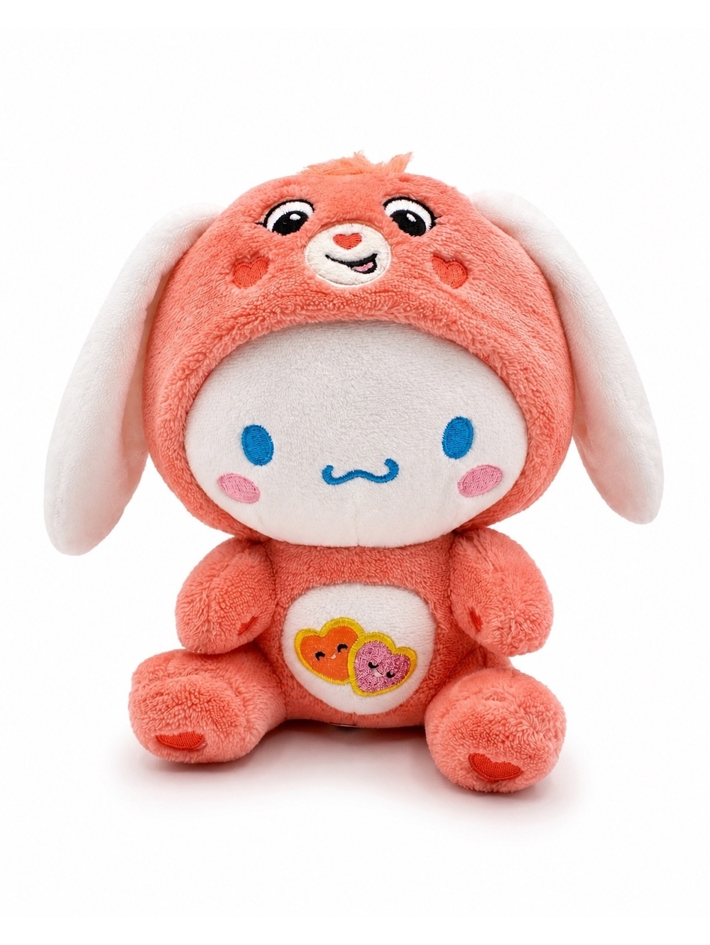 Sanrio Care Bears Cinnamoroll Love-A-Lot Bear Plush 8” Basic Fun 2023 Pink